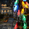 10 Ft 20 LED Skeletons Halloween Lights