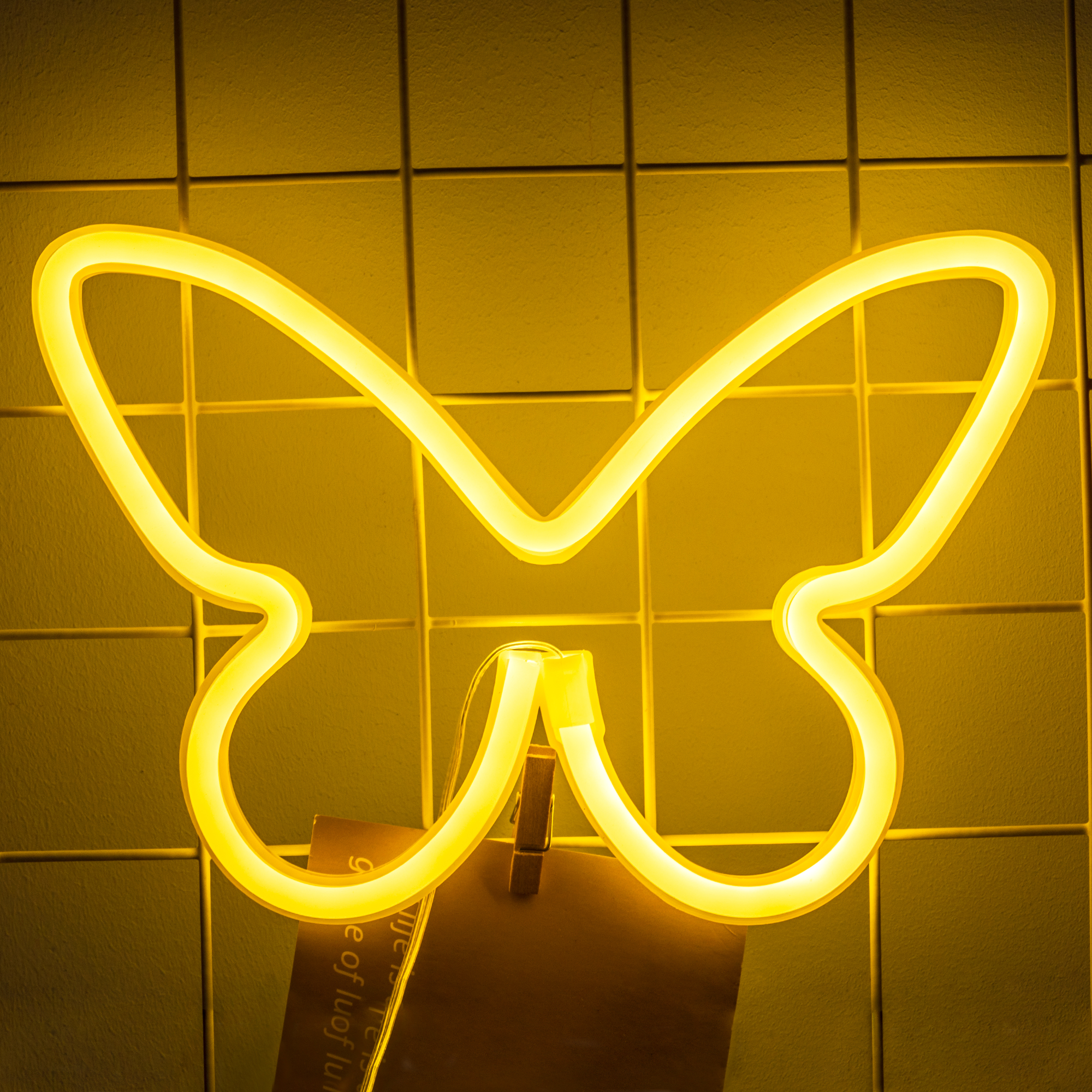 Cute LED Butterfly Neon Light Signs 