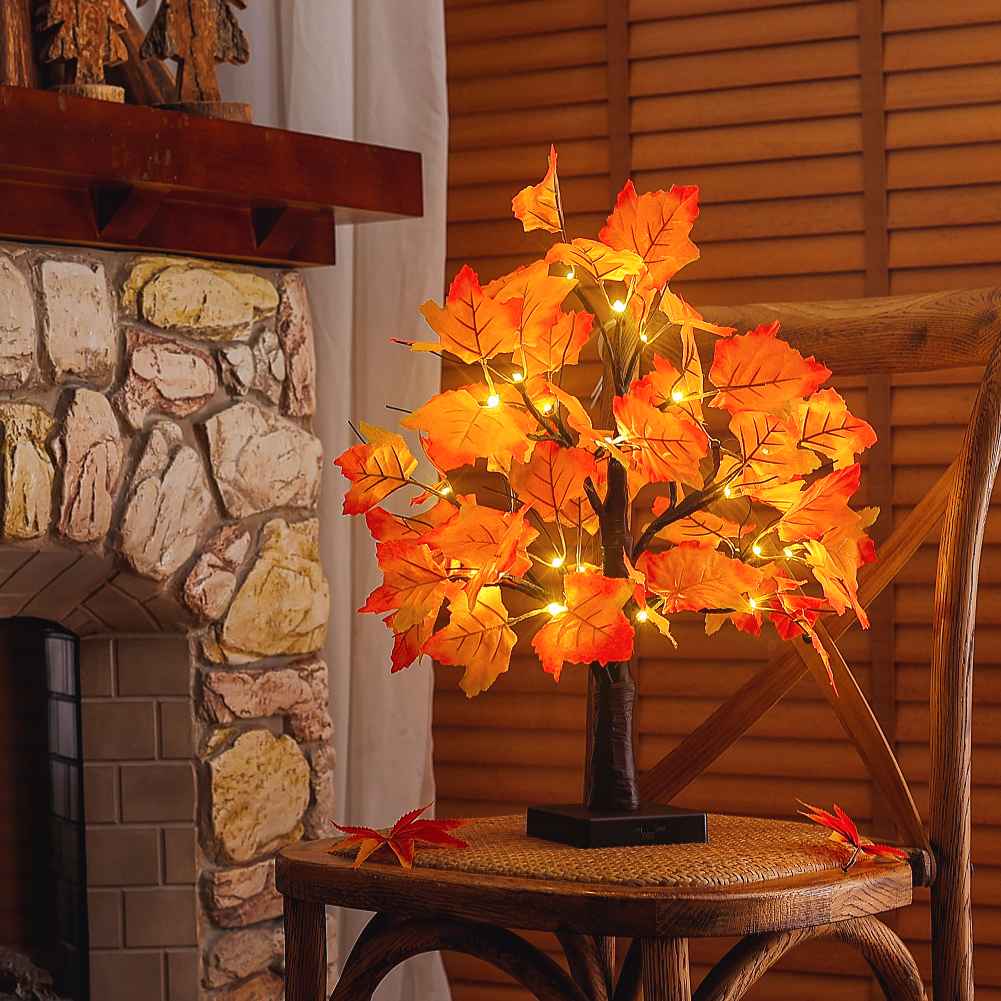 24LED Tabletop Decoration Maple Tree Lights