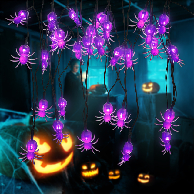 30 LED 20FT Halloween Solar String Lights