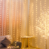 300LED Window Decorations Curtain String Light