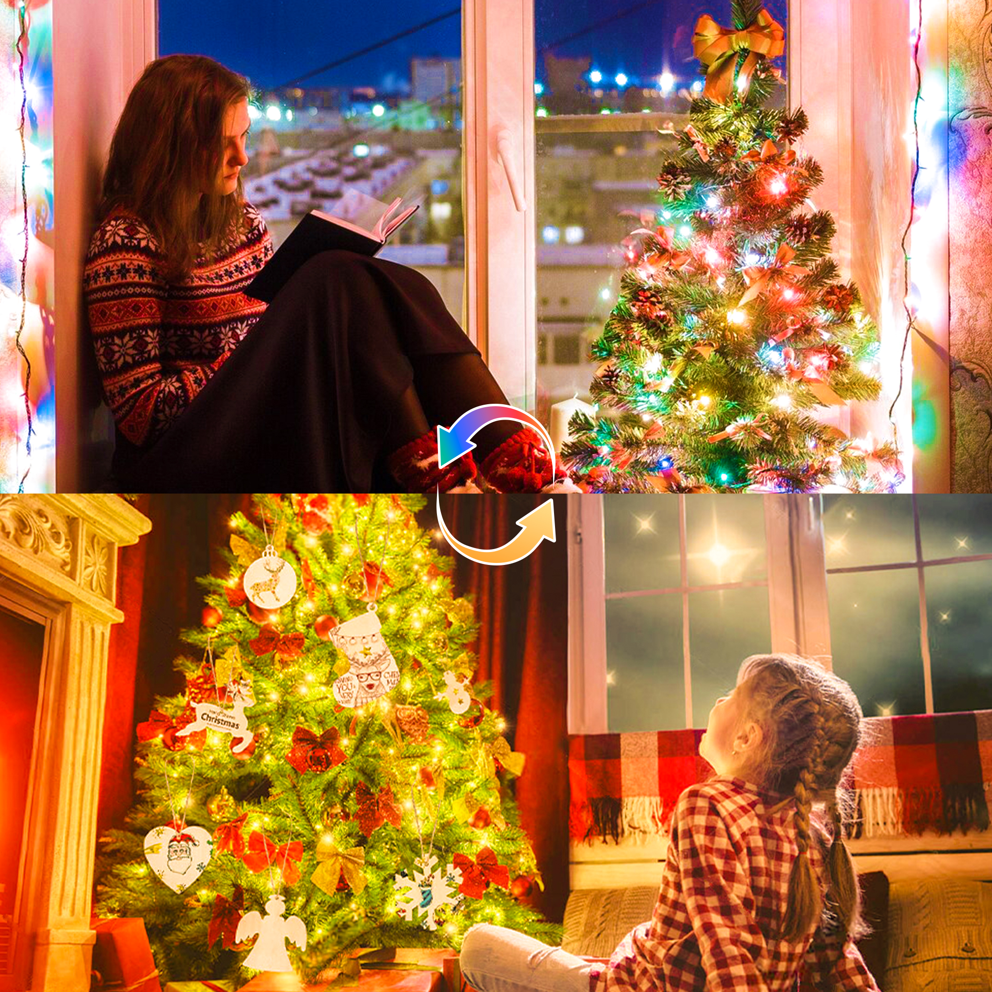 Color Changing Remote Control String Lights