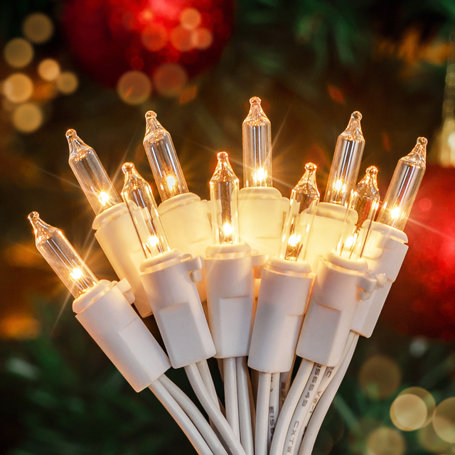 50-Count LED Mini Christmas Lights