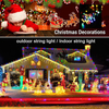 200 LED Christmas Solar String Lights