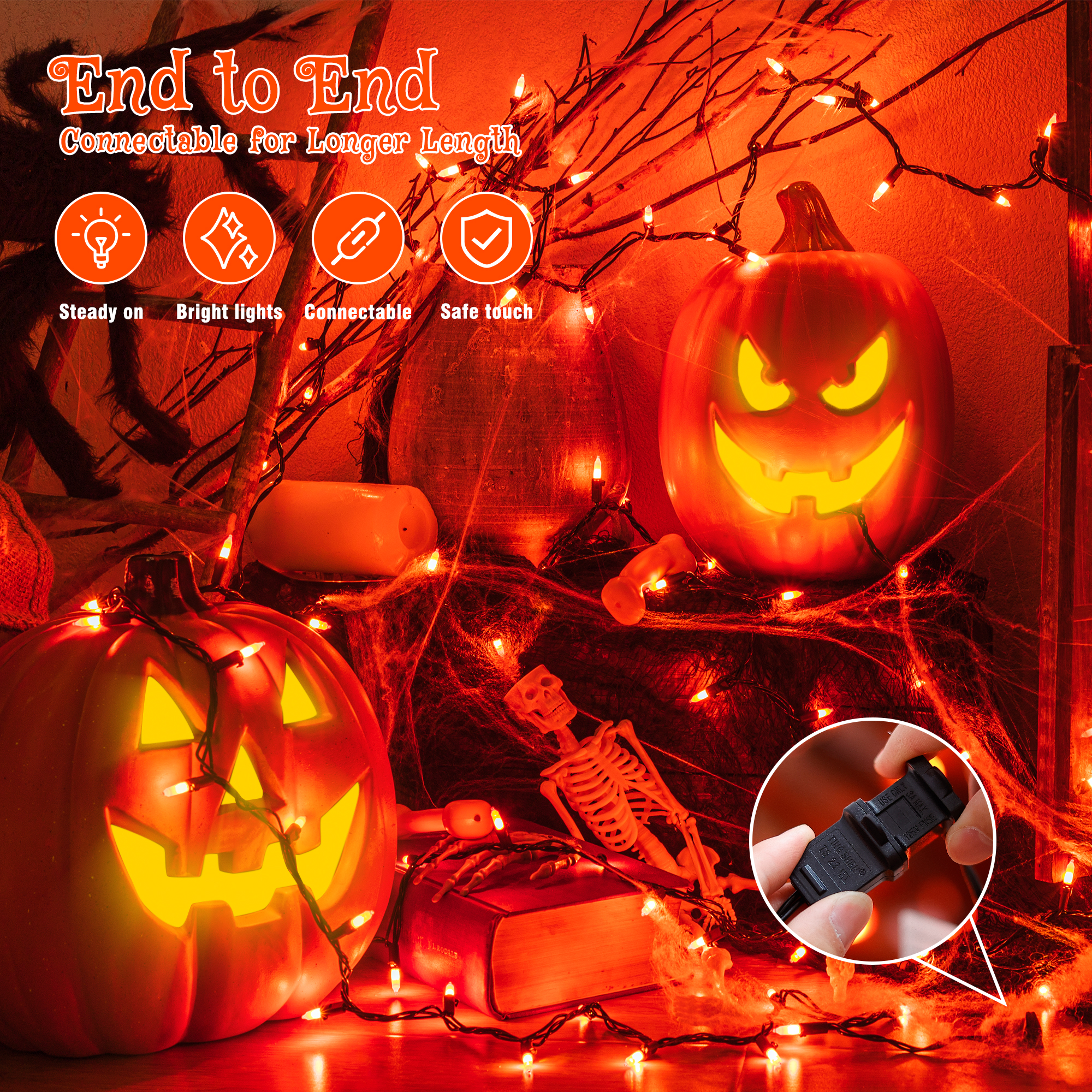 Halloween LightBlack Wire Halloween Light