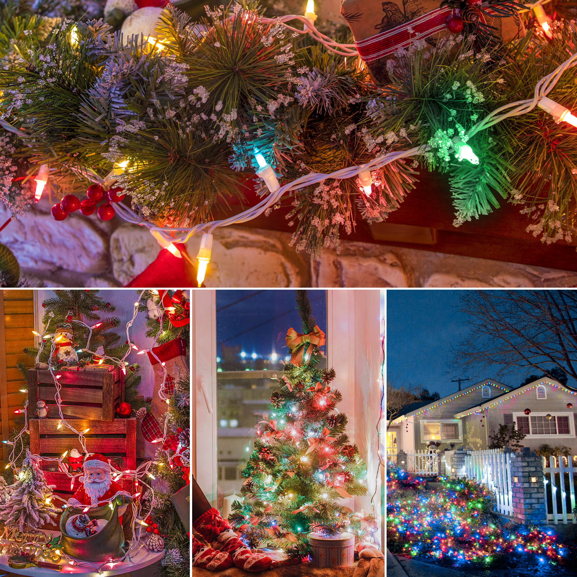 120V UL Certified Christmas String Lights