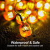 20LED Halloween Solar Pumpkin String Lights