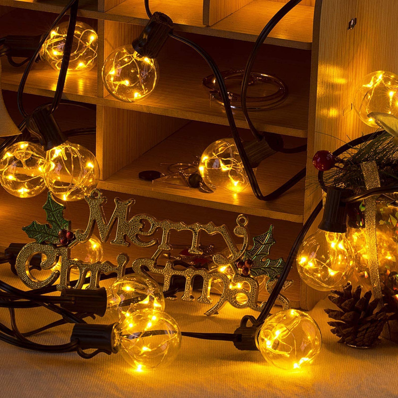 Copper Wire Bulbs 30 LED Patio Lights