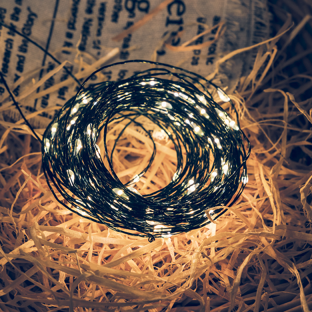 100M Curtain Garland Fairy String Lights 