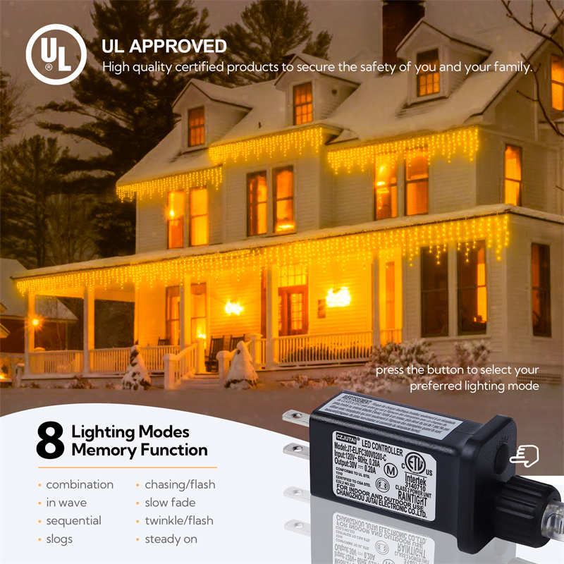 33 FT 360 LED Christmas Lights