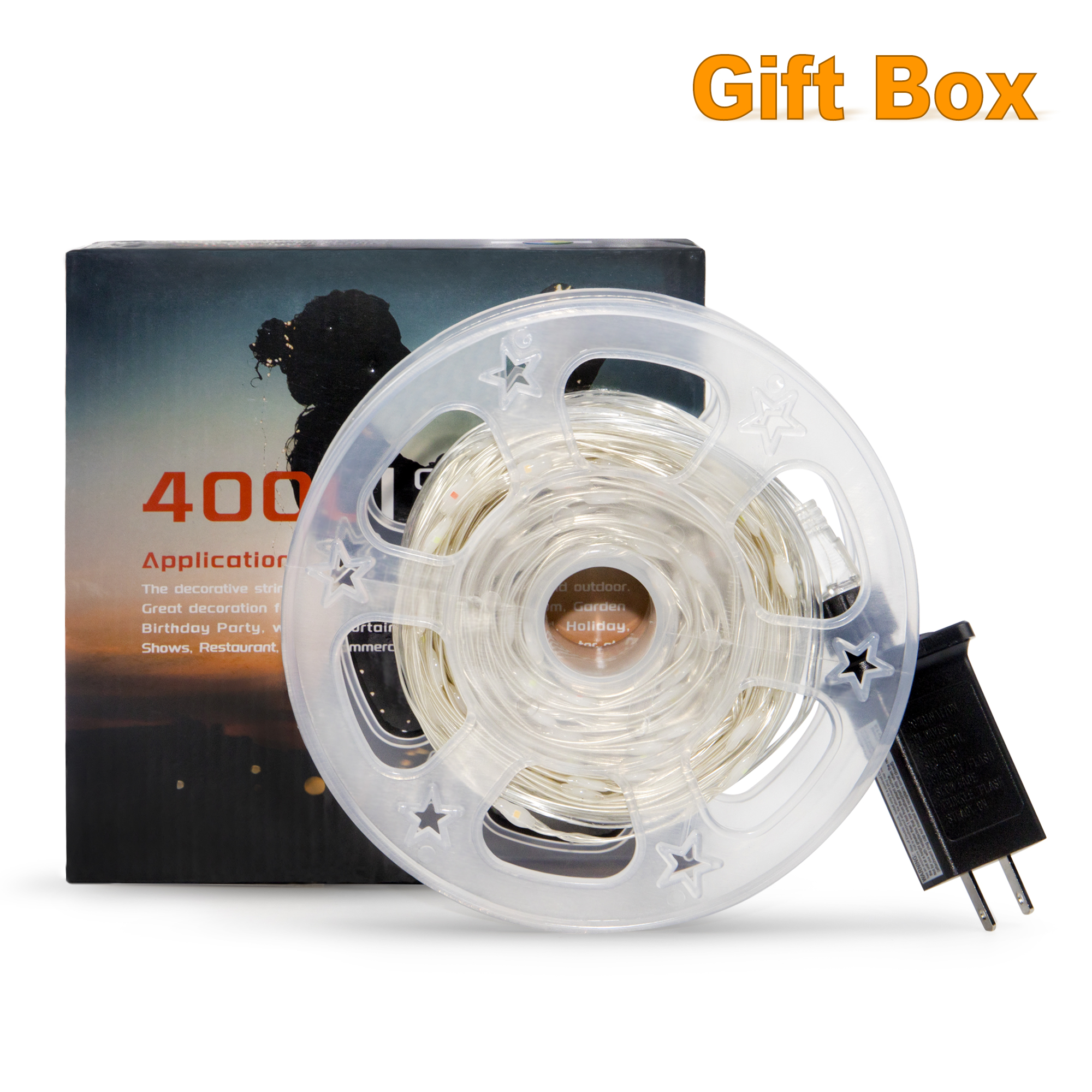 164Ft Rubber Wire Fairy String Lights