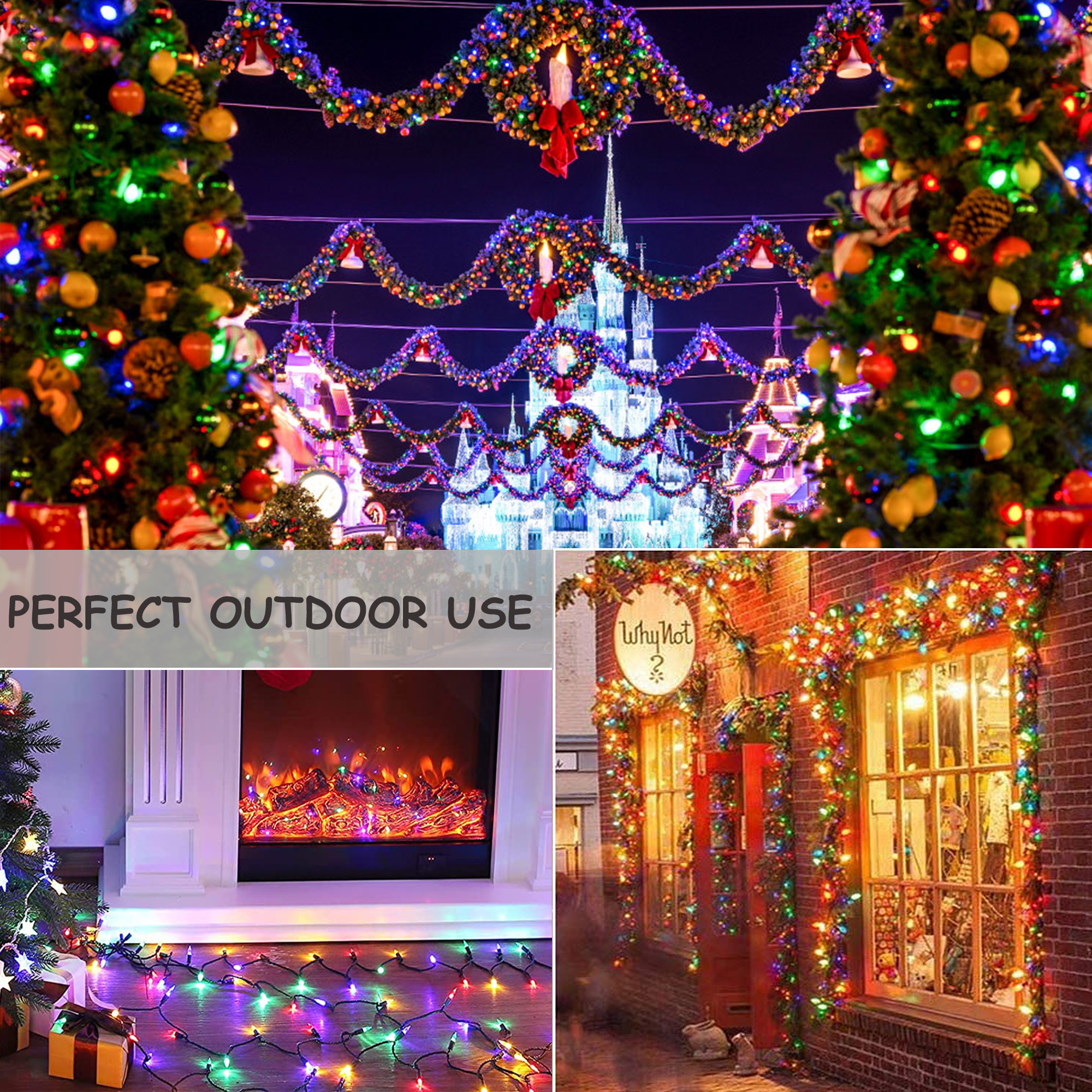 120V UL Certified Christmas String Lights