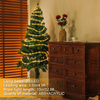 Copper Wire Pipe Twinkling Solar String Lights