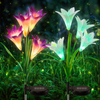 8 Lily Flower Solar Garden Lights