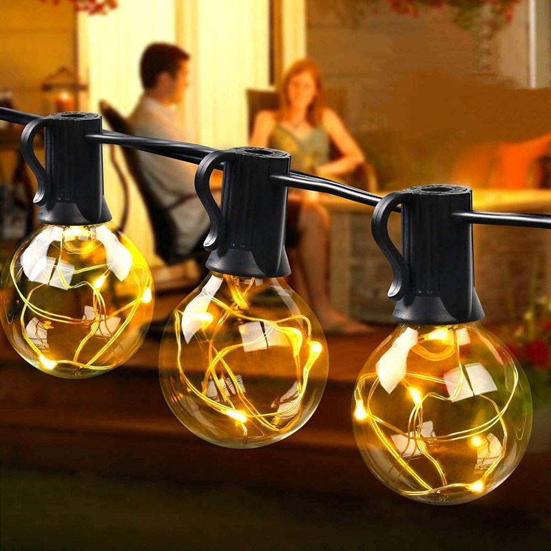 Copper Wire Bulbs 30 LED Patio Lights
