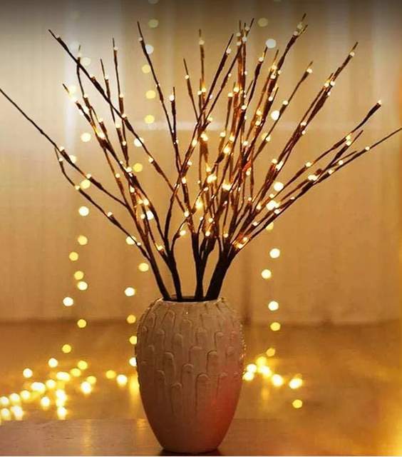 Led Battery Operated Lighted Tree Branch Light 