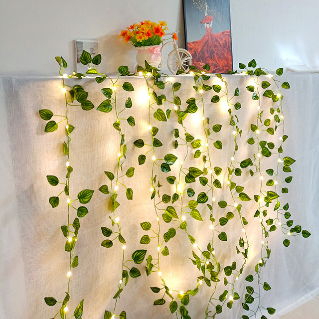 80LED Vine Hanging Garland String Light