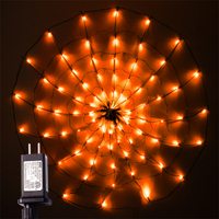 Battery Operated Halloween Spider Web Decoration Light