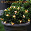 30LED Waterproof Solar Bee String Lights