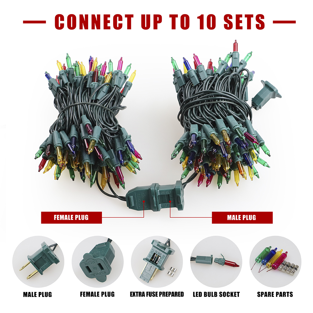 120V UL Certified Christmas String Lights