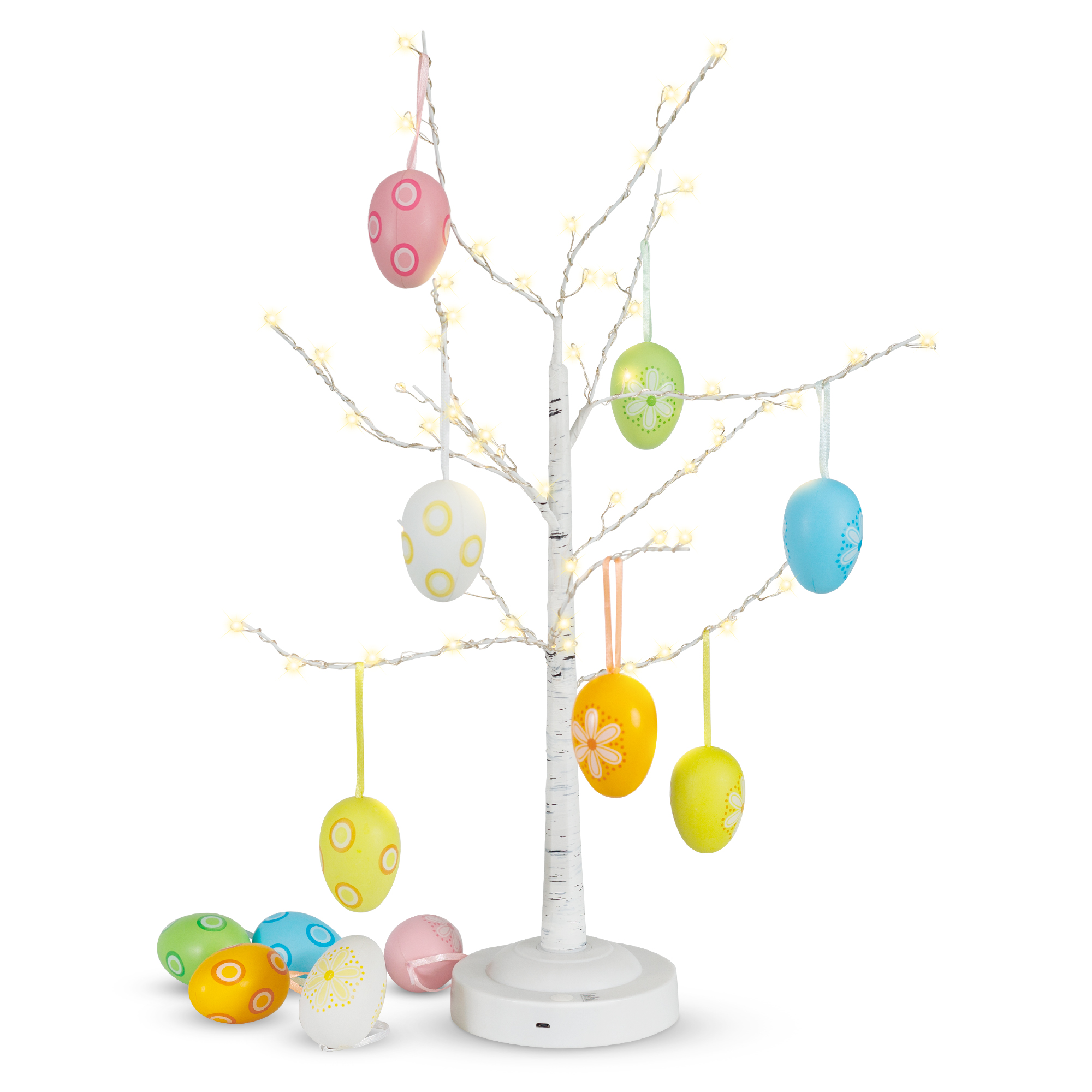 Easter egg tree lights