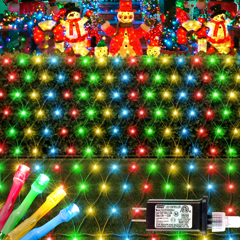 360 LED Multicolor Net String Lights