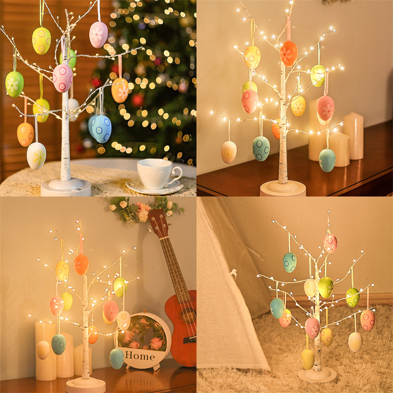 8 Modes Lighting Easter Egg Tree Lights