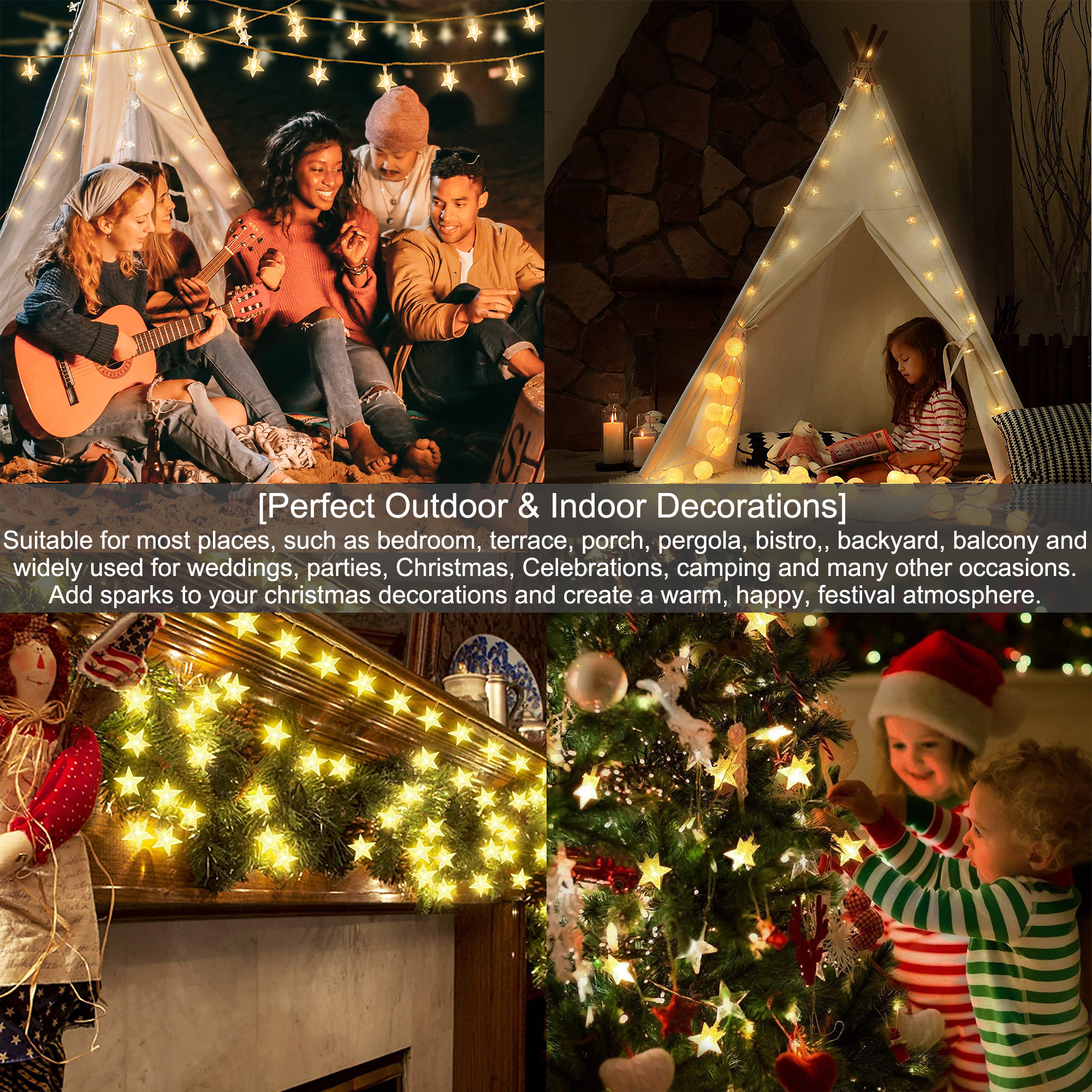 Twinkle Star Fairy String Lights