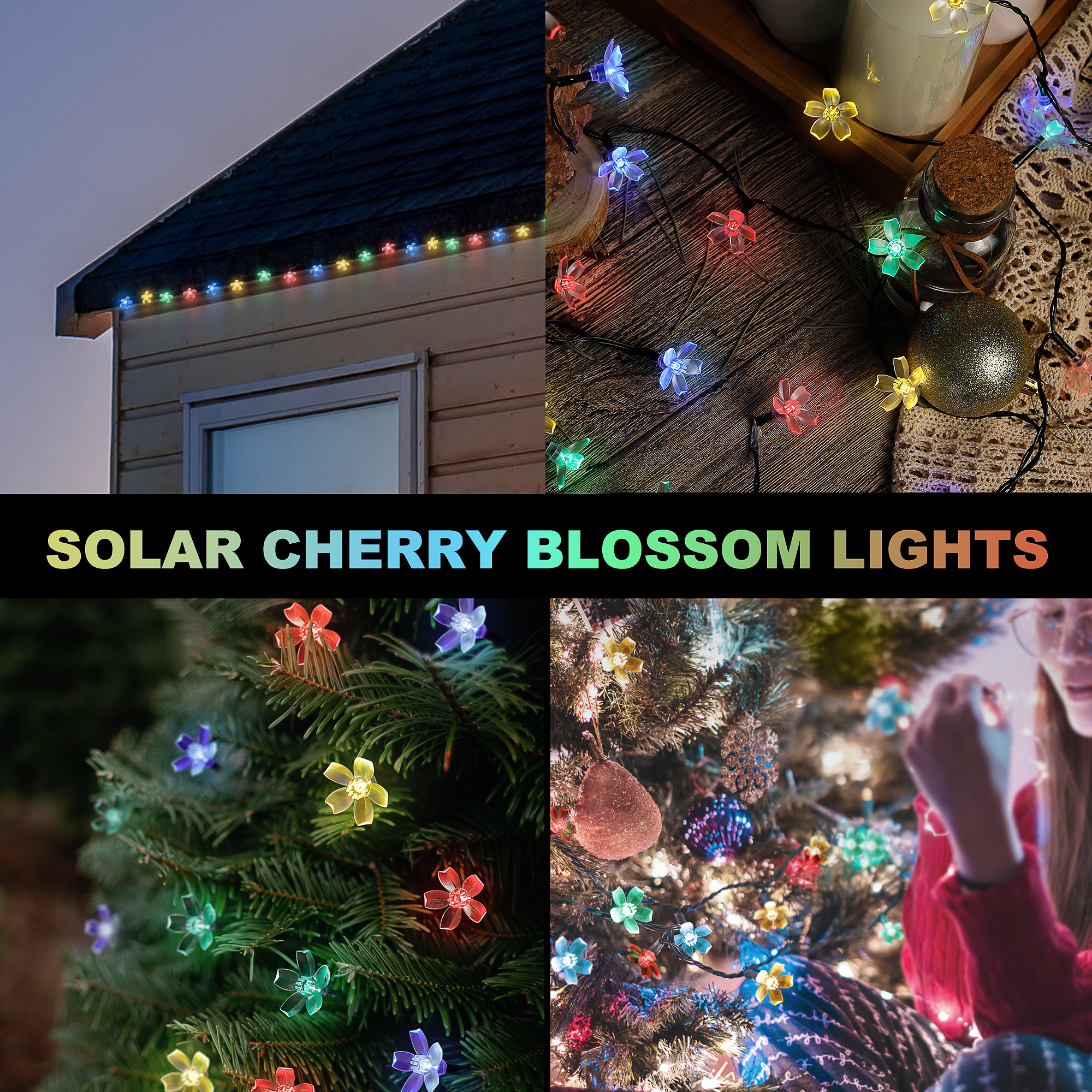 Blossom Sakura Solar String Lights