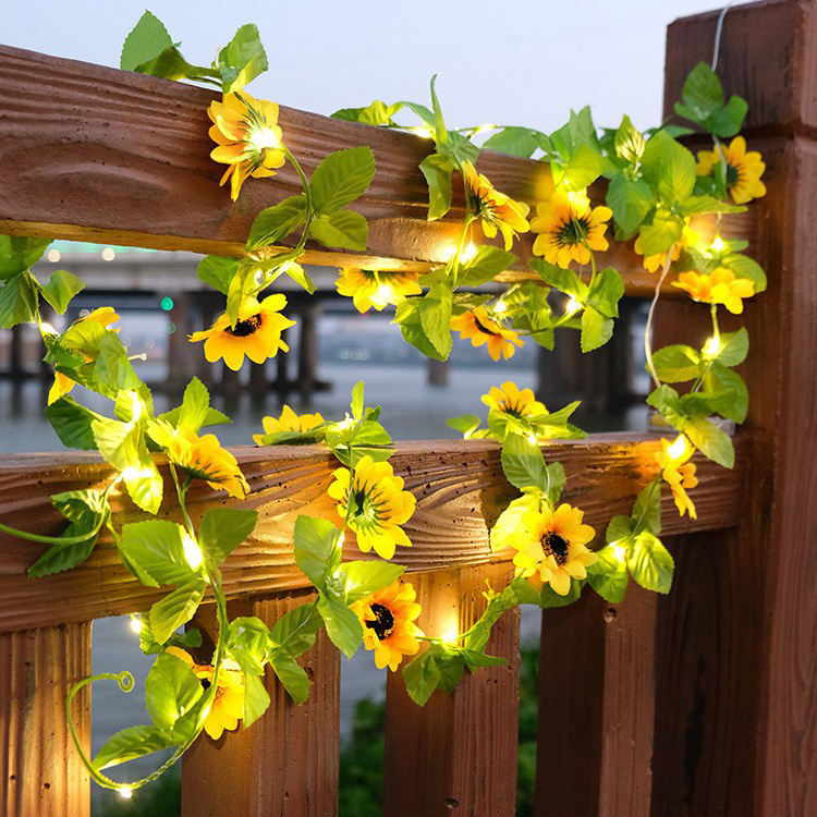 80LED Vine Hanging Garland String Light