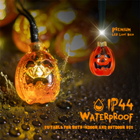 20LED Halloween Solar Pumpkin String Lights