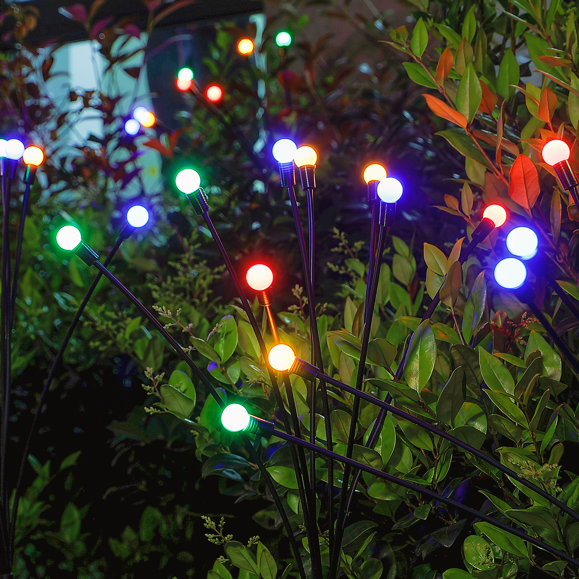 Solar Garden Lights Starburst Swaying Light