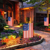 Solar Panel Americian Garden Flag