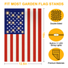 Solar Panel Americian Garden Flag