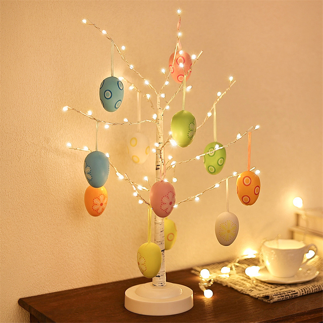 8 Modes Lighting Easter Egg Tree Lights