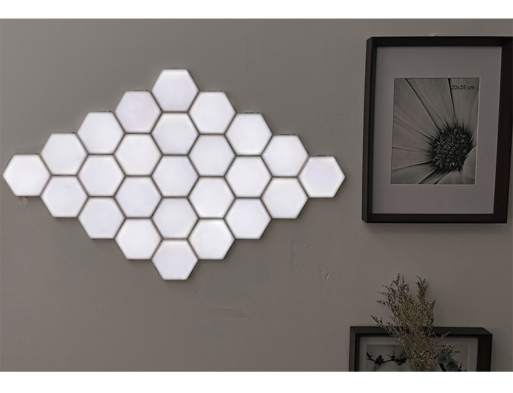 Touch Hexagon Illumination Wall Lamps