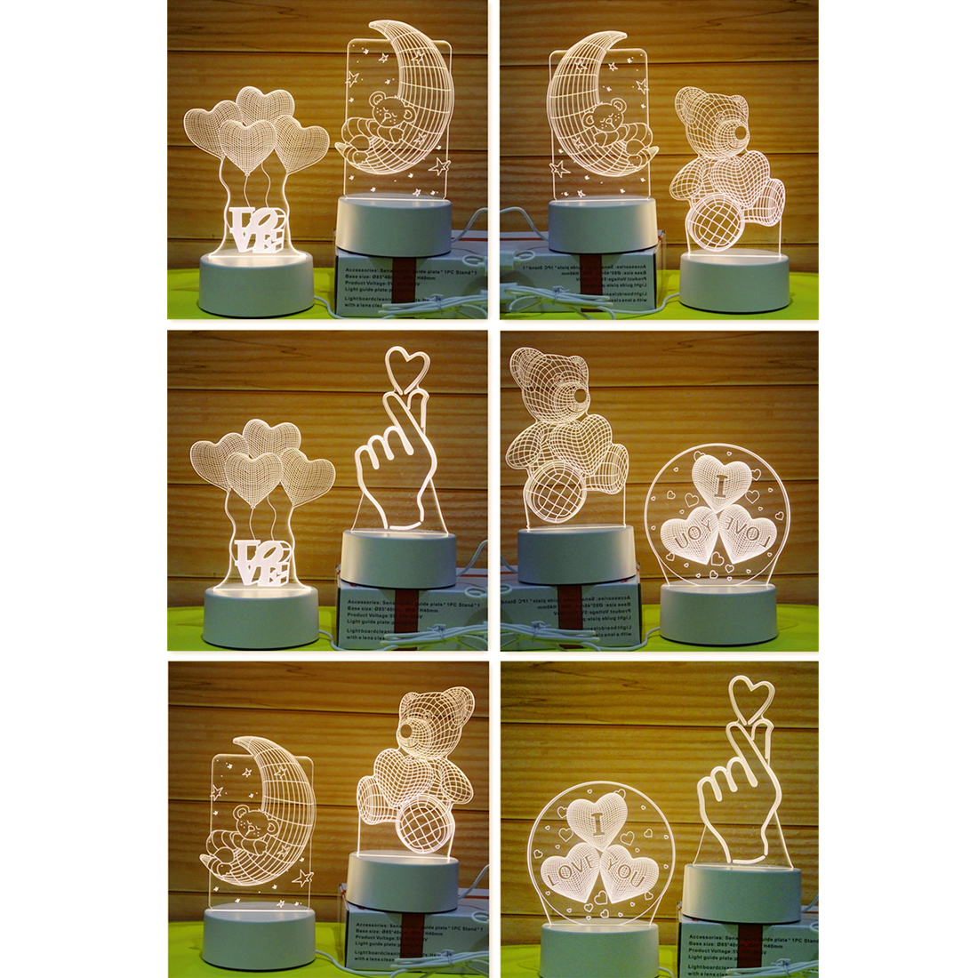 3D Illusion Night Light