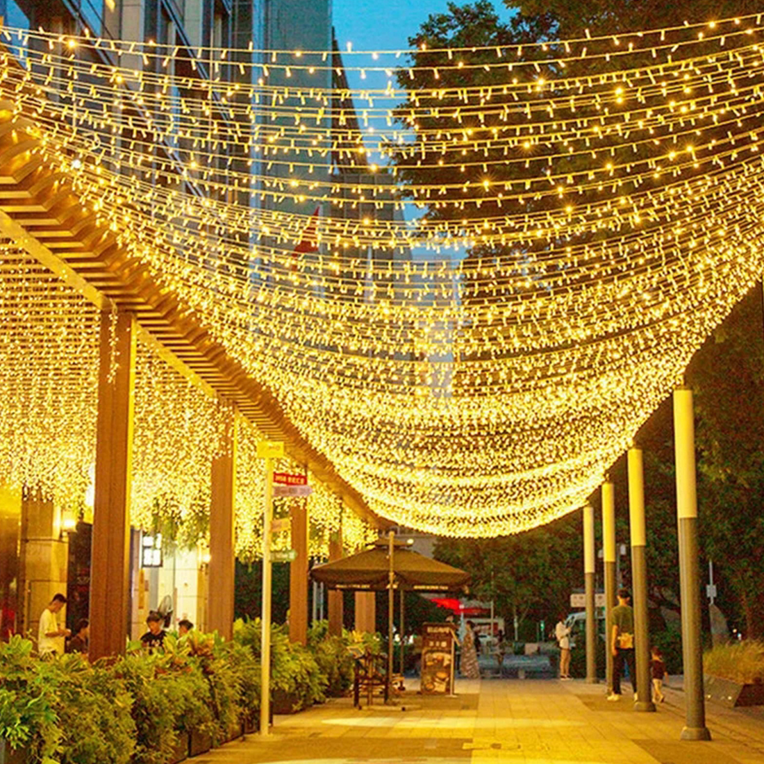 Wedding Decoration Twinkle String Lights Scene Picture