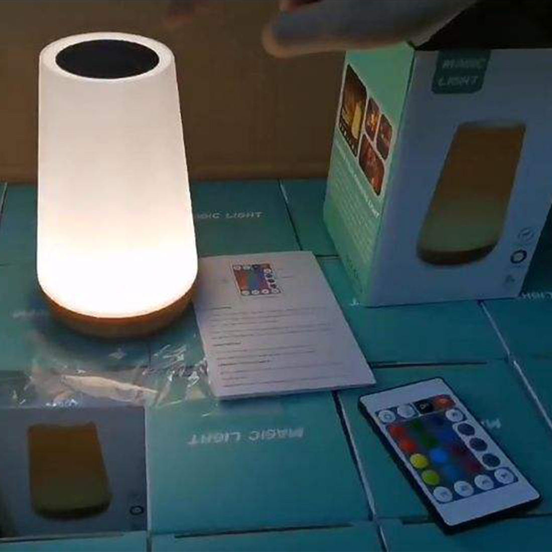 Bedroom RGB Colours Bedside Lamp