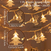 Snow elk Christmas Tree String Lights