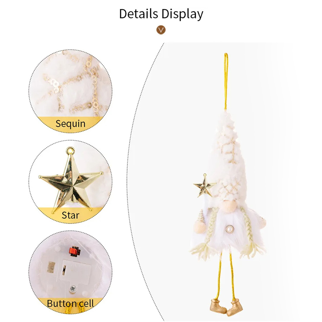 Moon Star LED Light Ramadan Decoration Detail Display Picture