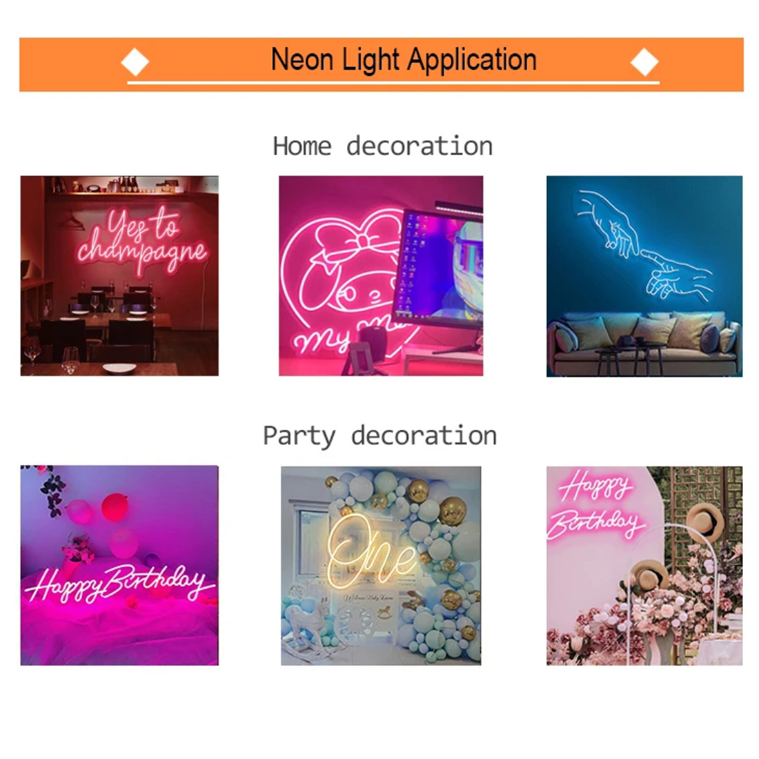 Neon Sign Store Business Logo Design Scene Introduce Picture