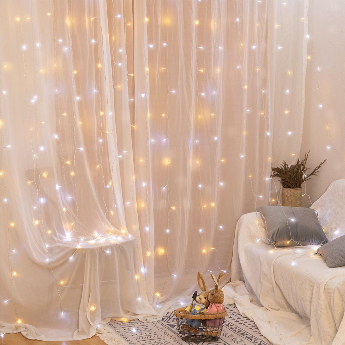 Waterfall Fairy Curtain String Lights