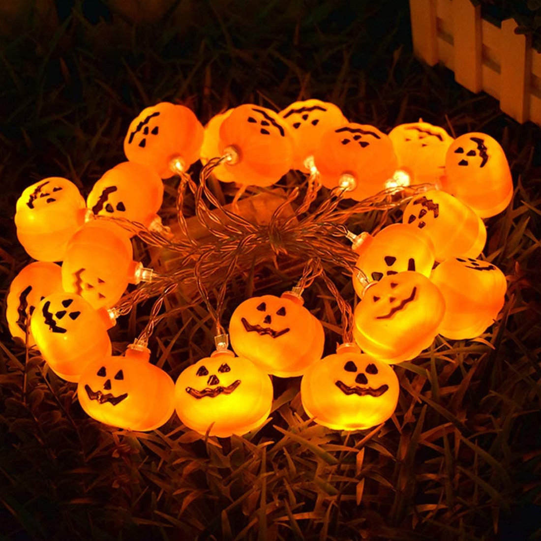 Halloween Decoration Pumpkin Lantern String Lights