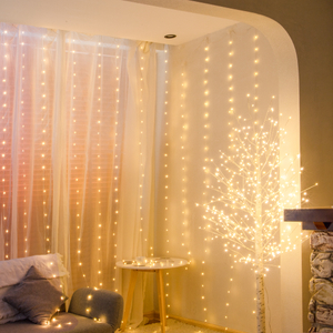 300 LED Window Curtain String Lights 
