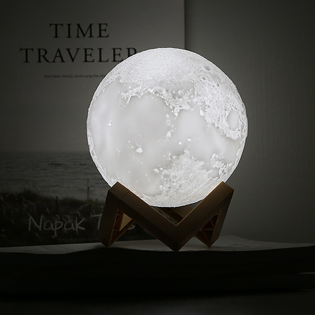 3D Printed Night Moon Lamp