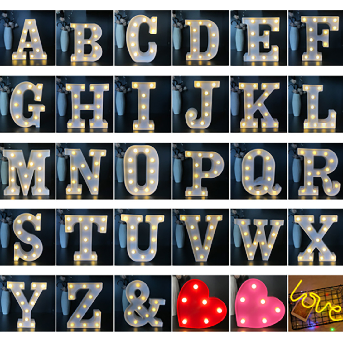 LED Letter Alphabet Lights Picture