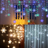 4M Led Snowflake Fairy String Lights