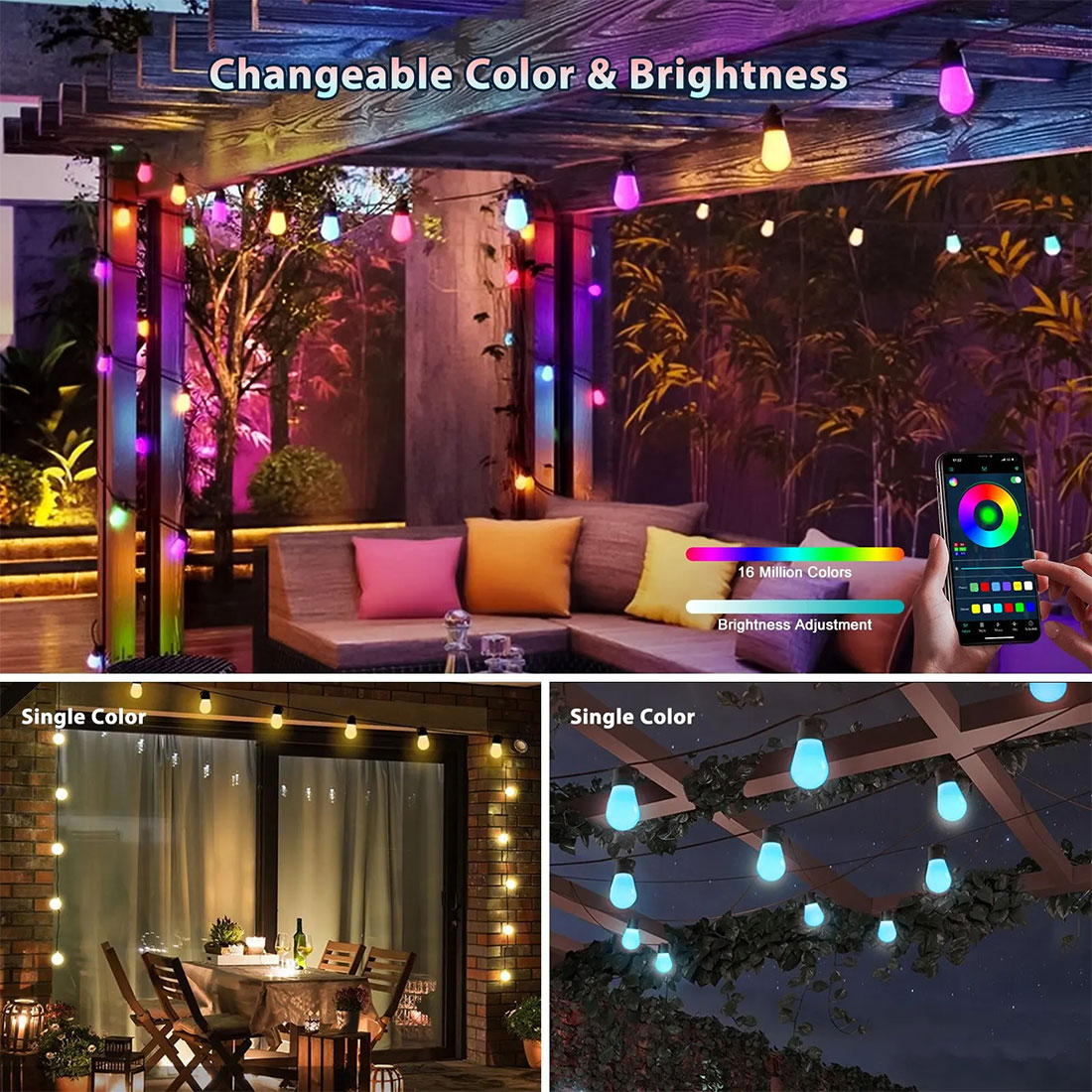 S14 Smart LED Color Light String