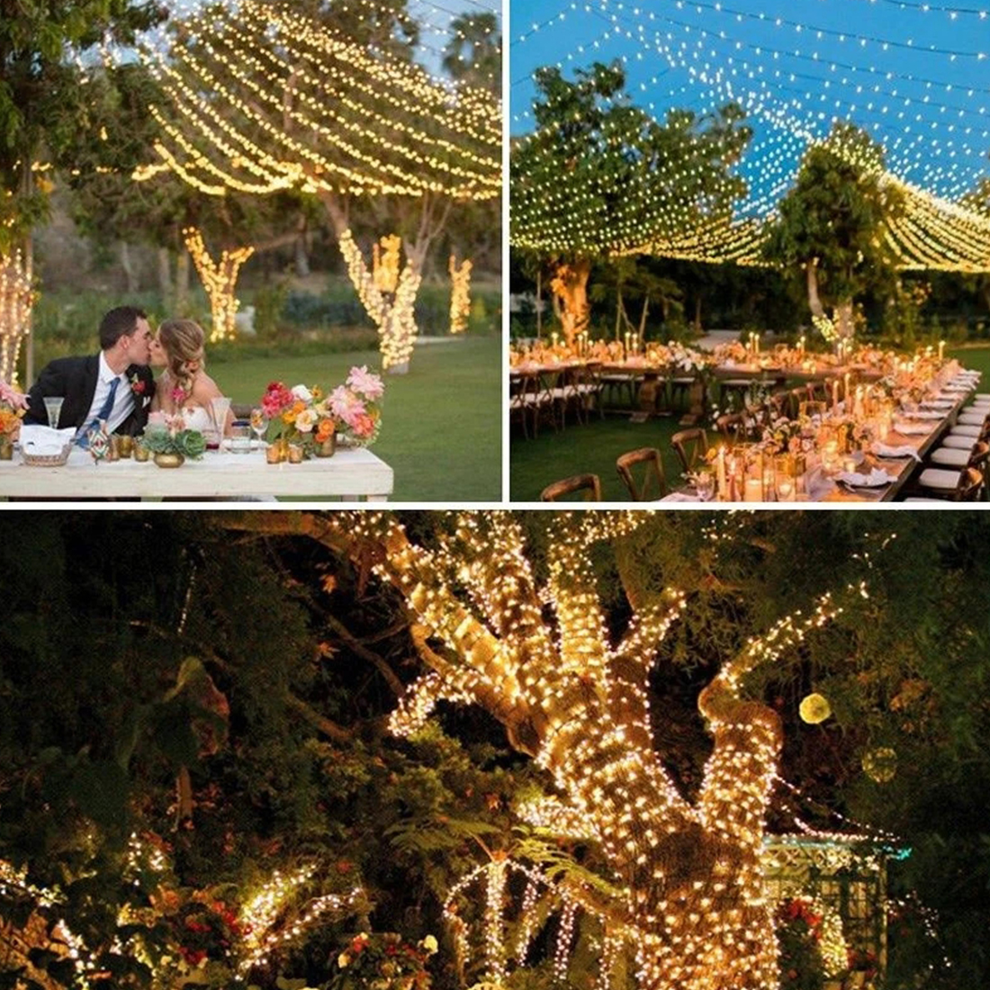 Wedding Decoration Twinkle String Lights Scene Picture